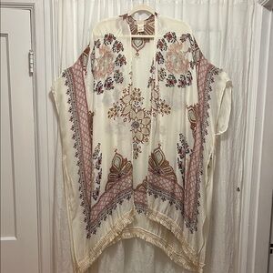 Altar’d State Kimono Beach Women’s One Size Bohemian Festival Flowy Feminine